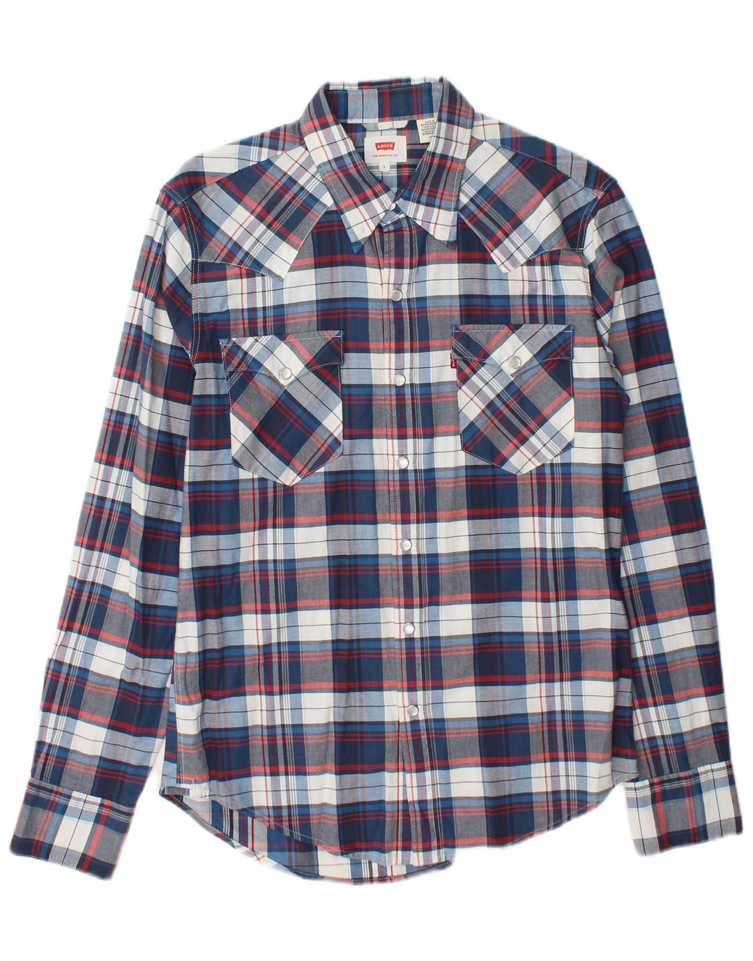 Levi's herreskjorte lille blå ternet