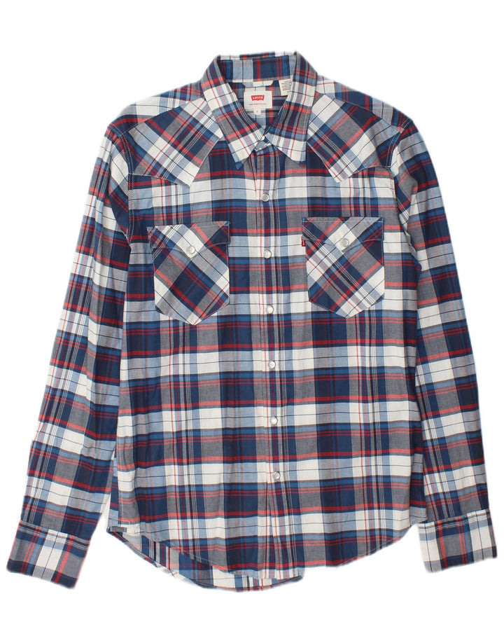 Levi's herreskjorte lille blå ternet