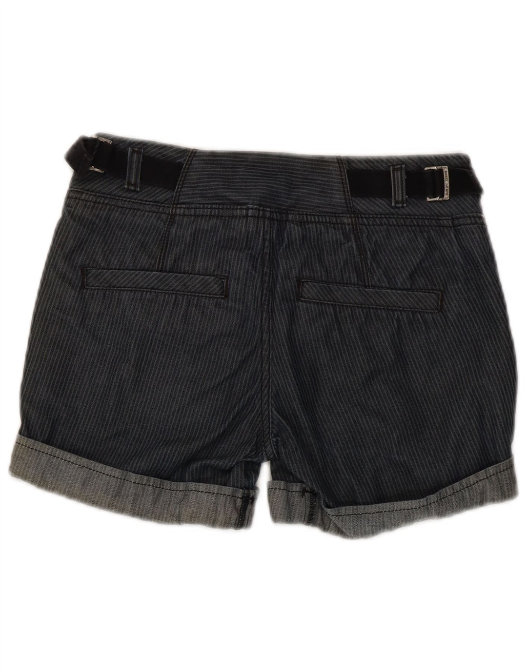 Diesel Dame Hot Pants W26 Lille blå stribet bomuld