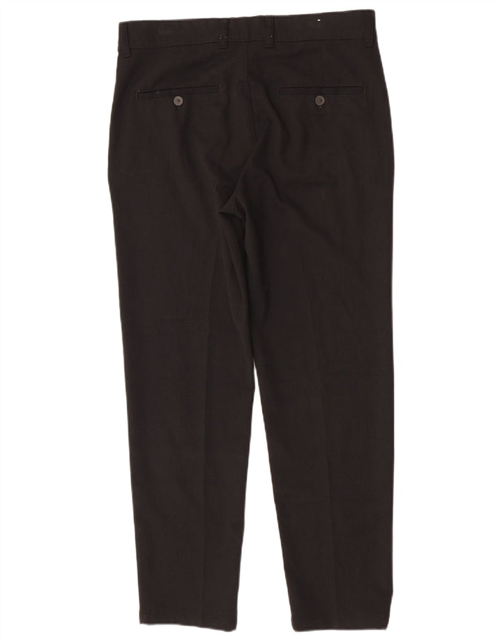 Zara Herre Tapered Chino Bukser EU 40 Medium W31 L29 Sort Polyester