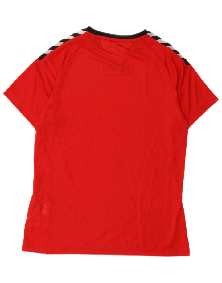 Hummel Herre Grafisk T-Shirt Top Stor Rød Polyester