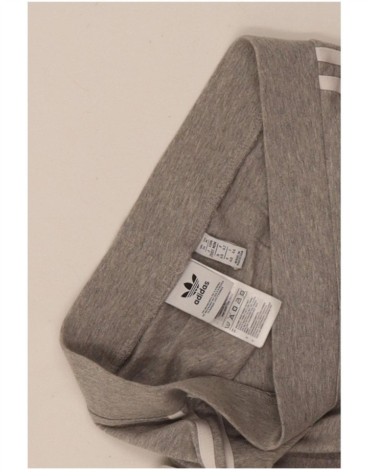 Adidas Dame Leggings UK 14 Medium Grey Flecked Bomuld