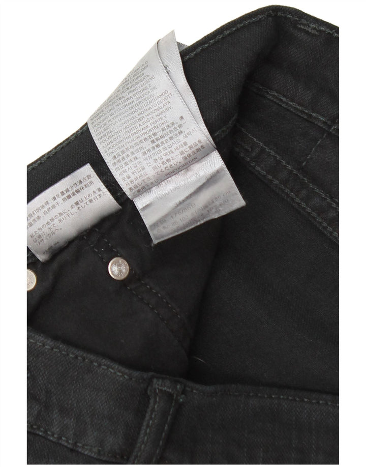 Levi's Straight Jeans til mænd W34 L32 Sort bomuld