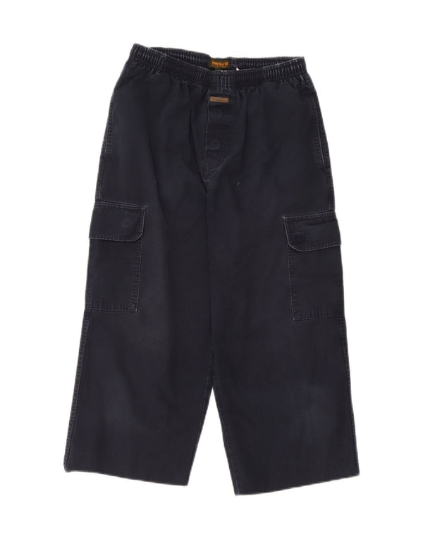 Timberland Girls Cargo Bukser 13-14 år W32 L19 Marineblå ternet