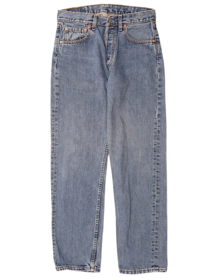 LEVI'S Dame 517 højtaljede støvlejeans W30 L30 Blå Bomuld