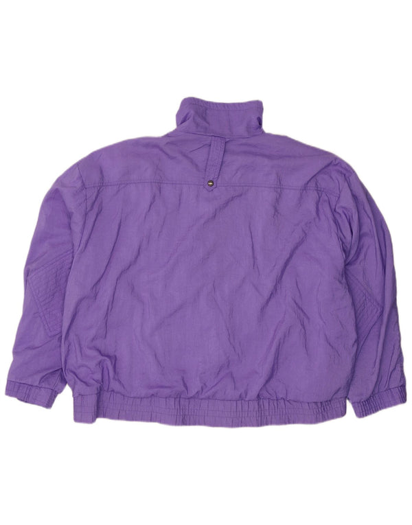 Rodeo Dame Oversized Regnjakke EU 42 Stor Lilla Nylon