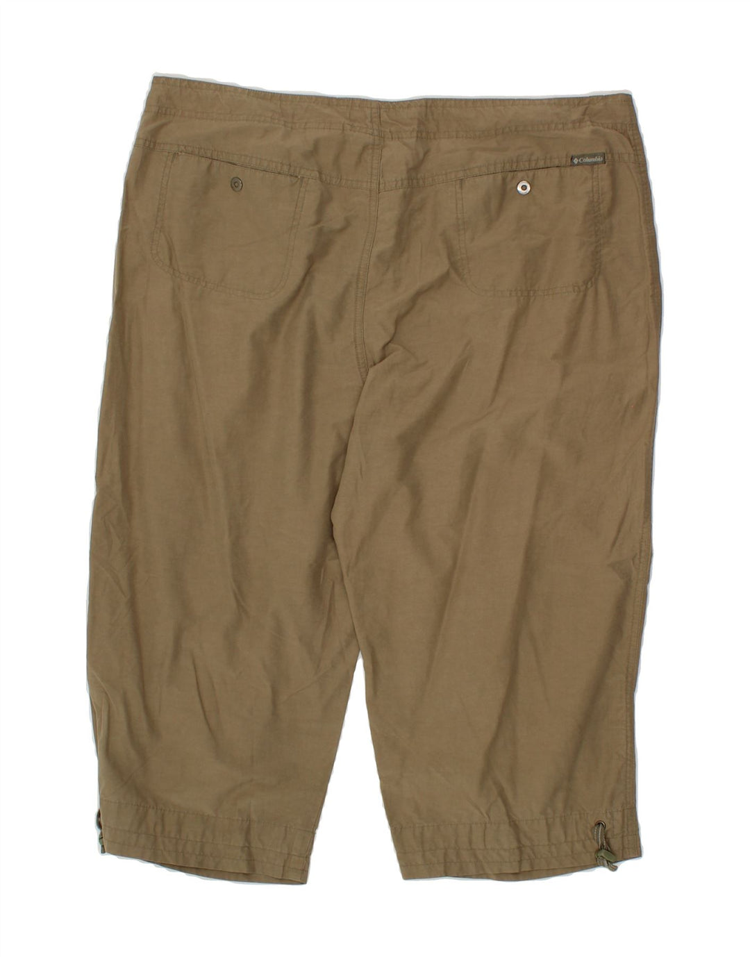 COLUMBIA Womens Bermuda Shorts Large W34 L18 Beige Cotton Vintage Columbia and Second-Hand Columbia from Messina Hembry 