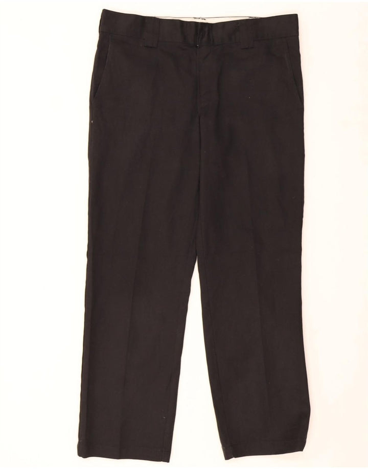 Dickies Herre Slim Straight Chino Bukser W34 L30 Sort Polyester