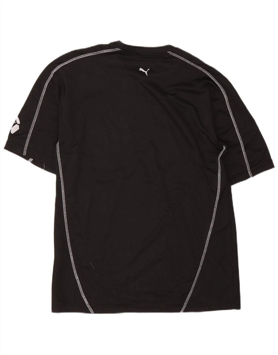 Puma Herre Grafisk T-Shirt Top XL Sort Bomuld