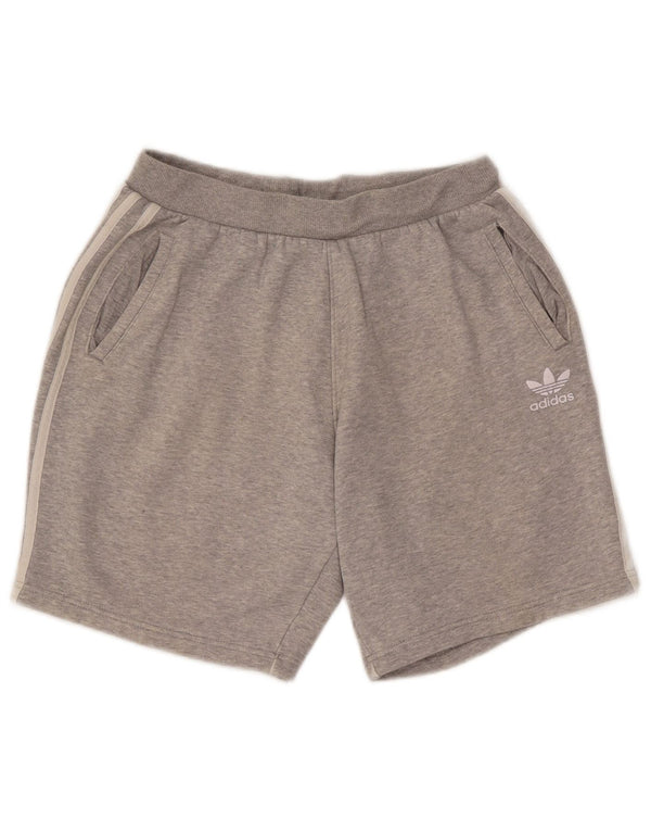 Adidas Boys Sports Shorts 15-16 år XL Grå Bomuld