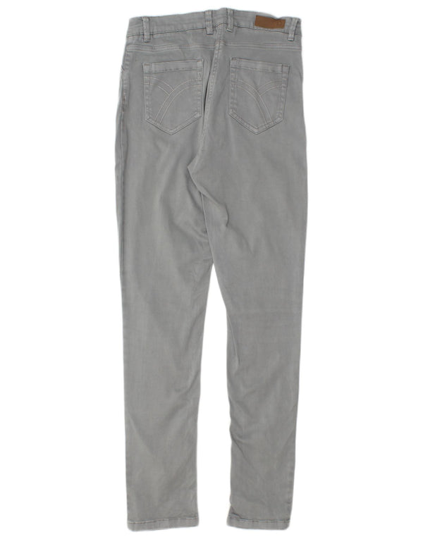 Dacks Slim Fit Casual Bukser til kvinder IT 44 Medium W28 L30 Grå Bomuld