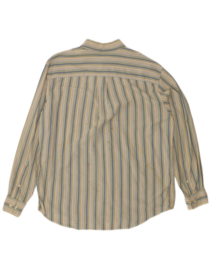 EDDIE BAUER Flanellskjorte til mænd Stor flerfarvet stribet bomuld