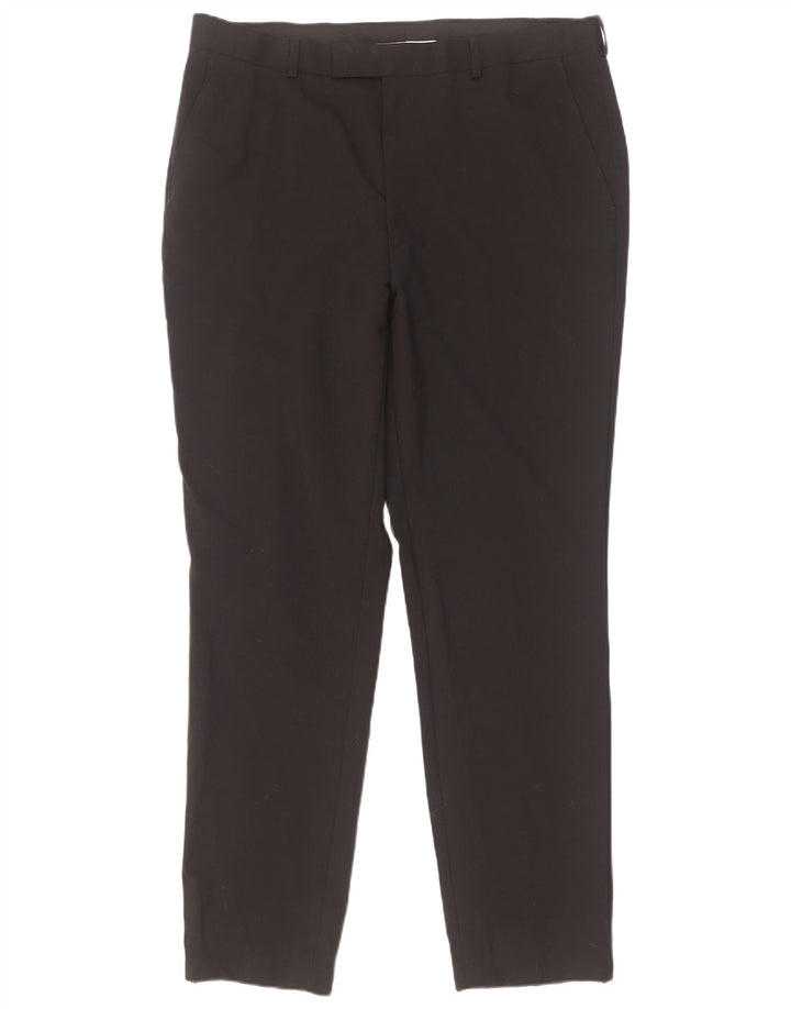 French Connection Herre Slim Fit Suit Bukser W36 L31 Sort Polyester