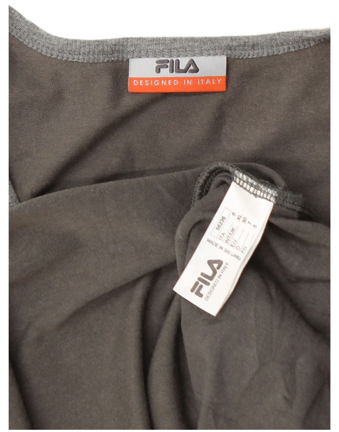 FILA Herre T-Shirt Top XL Grå Bomuld