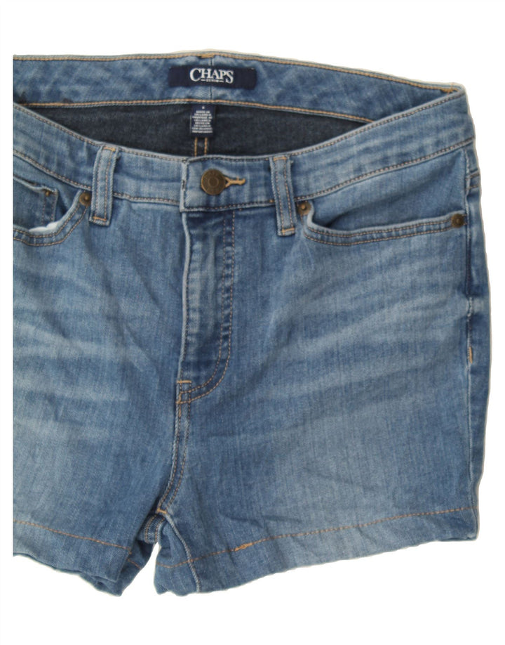 CHAPS Womens Denim Shorts US 6 Medium W30  Blue Cotton Vintage Chaps and Second-Hand Chaps from Messina Hembry 