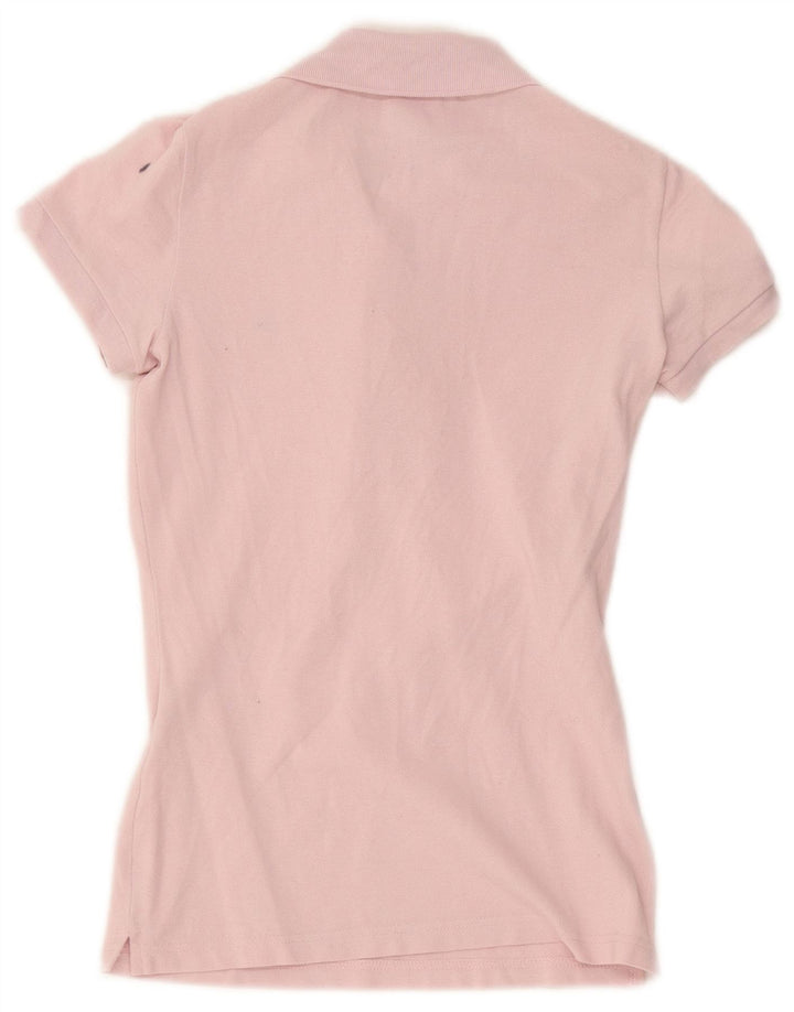 Lacoste Dame Polo Shirt Størrelse 34 Lille Pink Bomuld