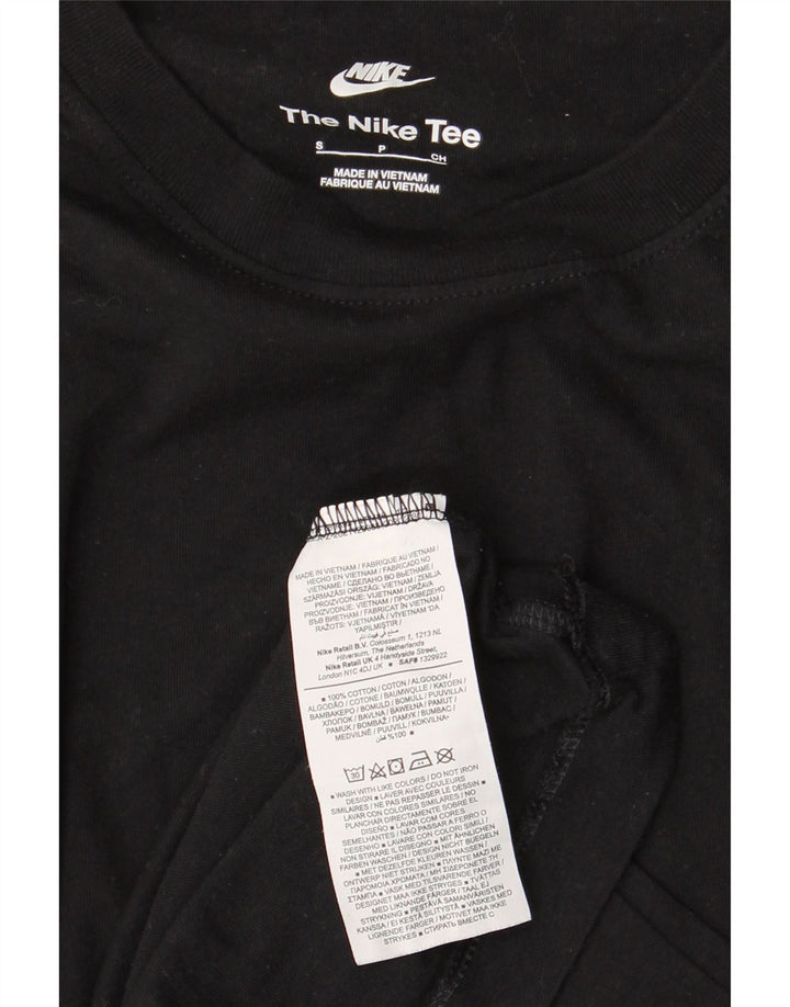 NIKE T-shirt top lille sort bomuld til mænd