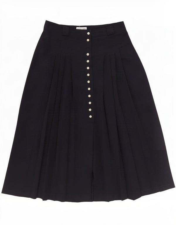 Gerard Darel Kvinde Kniv Plisseret nederdel EU 40 Medium W28 Sort