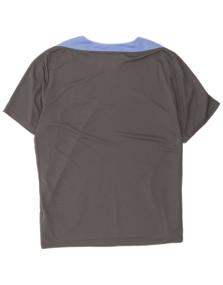 Nike Herre Dri Fit T-shirt Top XL Grå Colourblock Polyester