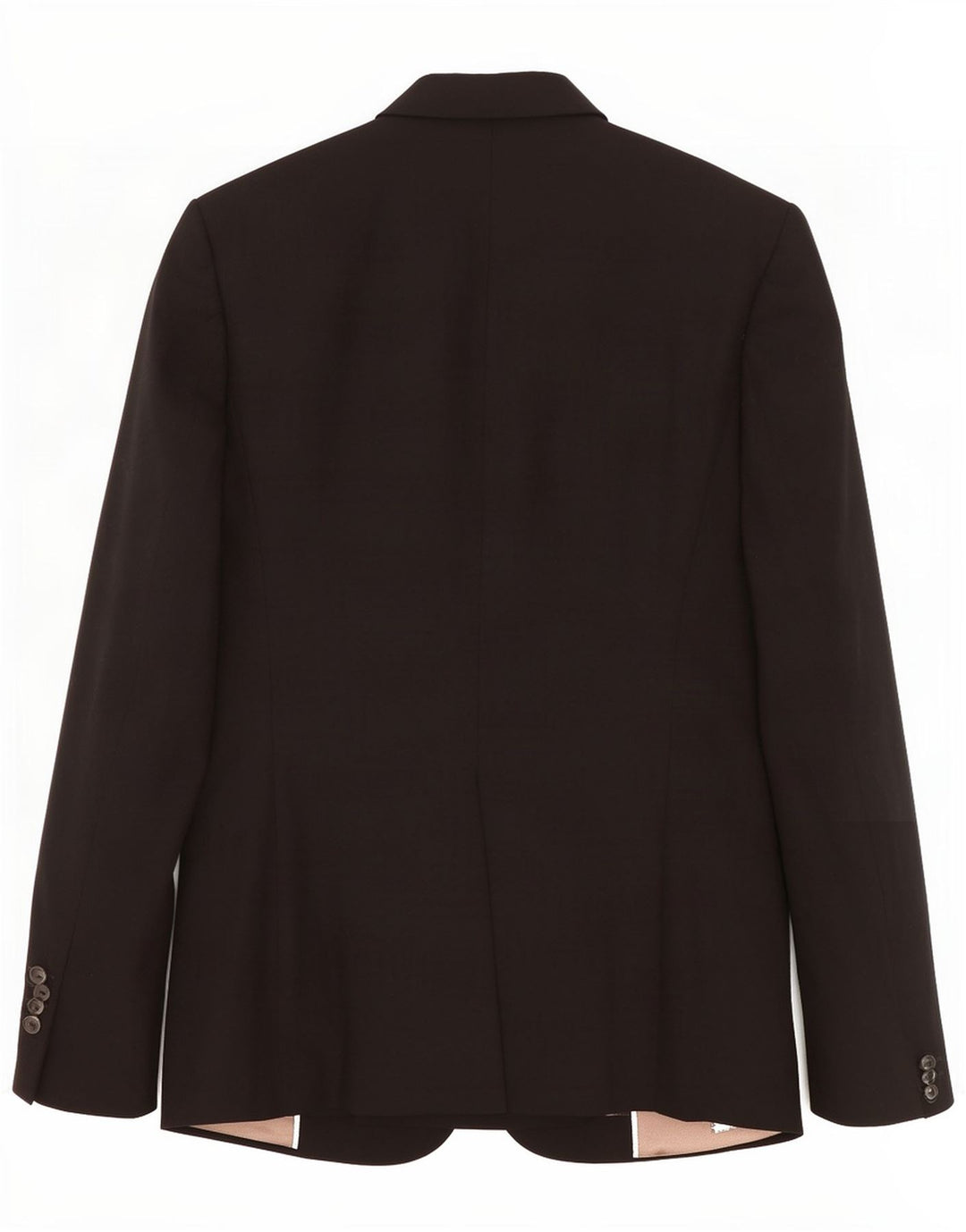 Zara Dame 1 Knap Blazer Jakke EU 38 Lille Sort