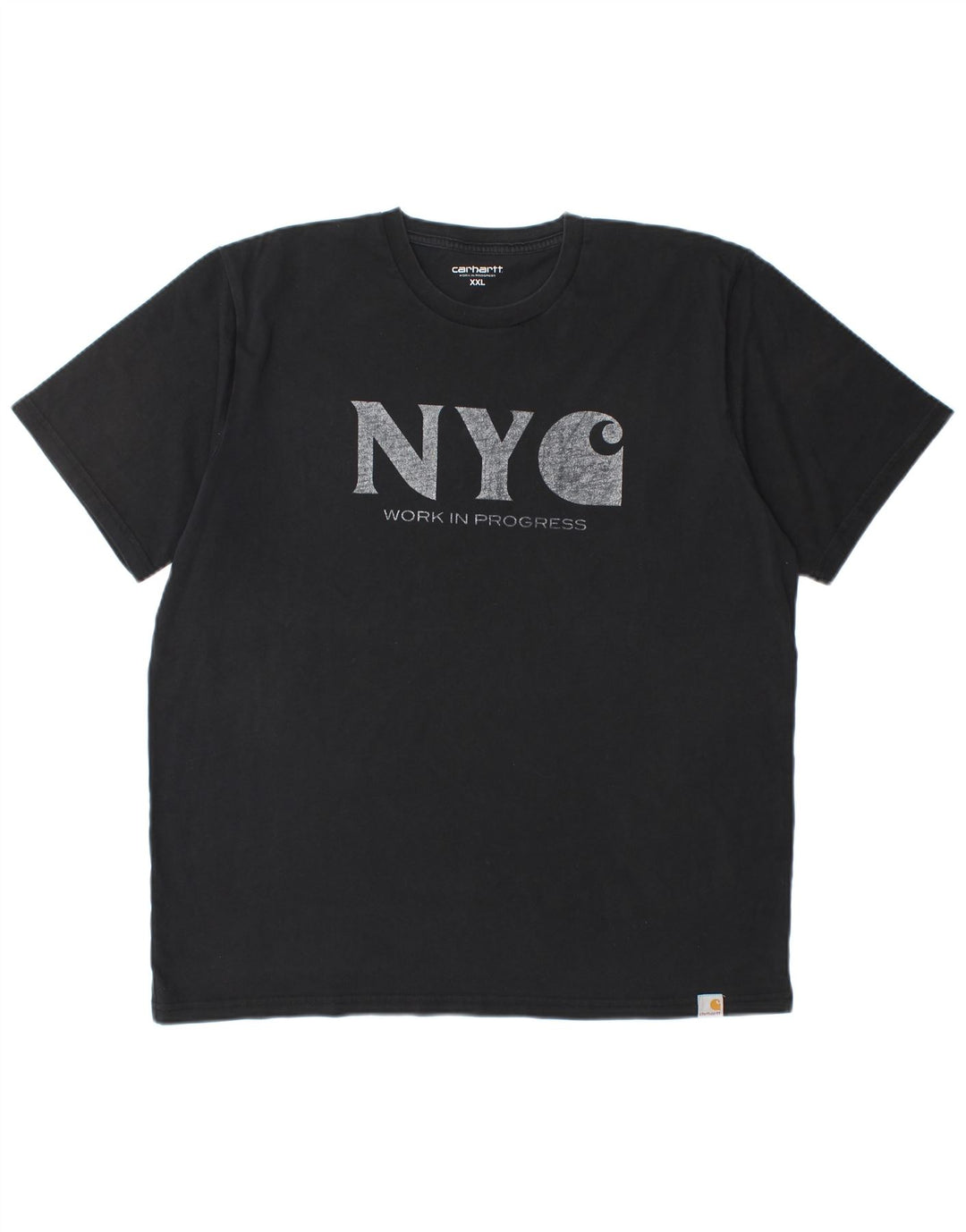 CARHARTT Herre grafisk T-shirt top 2XL sort bomuld