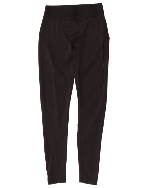 Adidas Womens Tech Fit Grafiske Leggings UK 8/10 Small Black Polyester