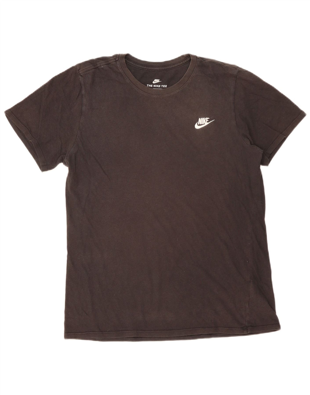 Nike T-shirt med atletisk snit til mænd, medium sort bomuld