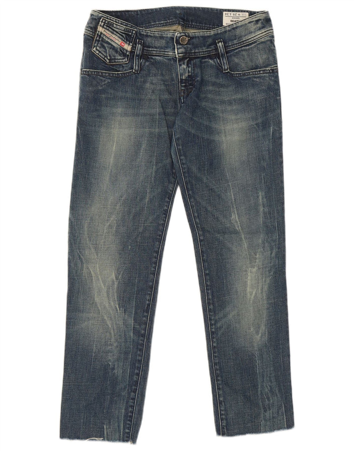 Diesel Dame Matic Straight Jeans W29 L27 Blå Bomuld