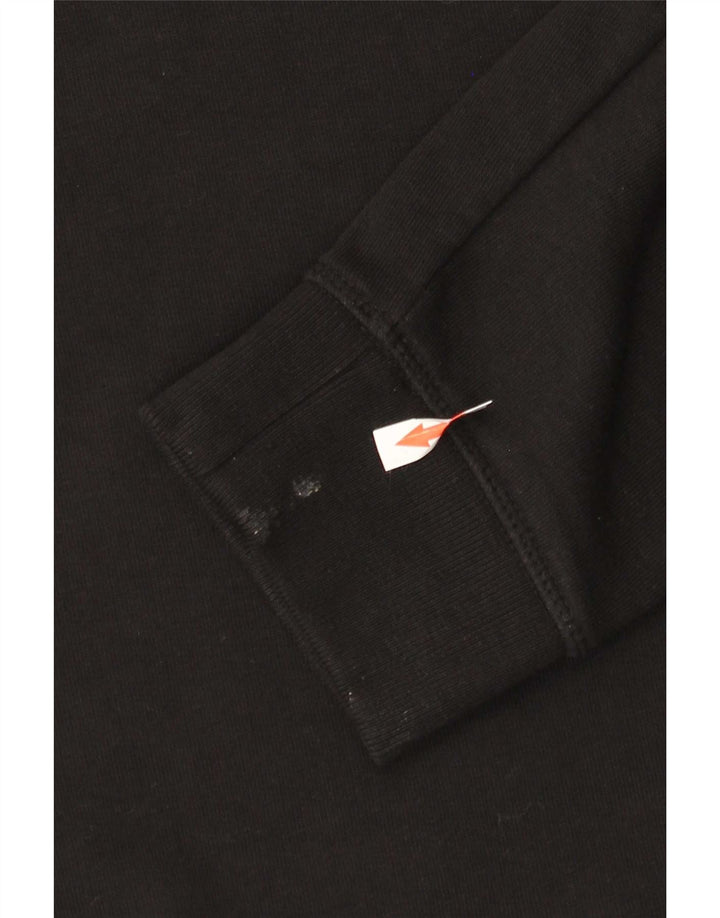Ted Baker Herre Grafisk Sweatshirt Jumper Størrelse 4 Stor Sort Bomuld