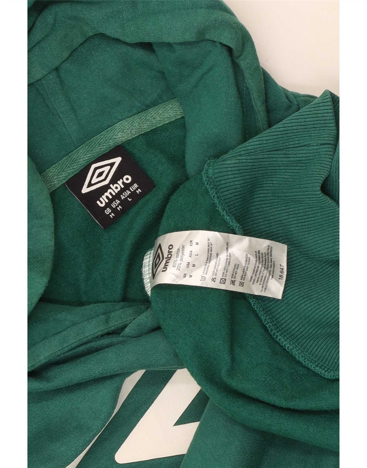 Umbro Herre Grafisk Hættetrøje Jumper Medium Grøn Bomuld