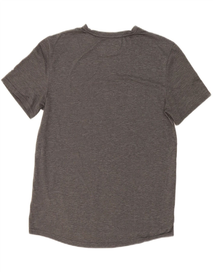 RUSSELL ATHLETIC Mens T-Shirt Top Small Grey Flecked Polyester Vintage Russell Athletic and Second-Hand Russell Athletic from Messina Hembry 