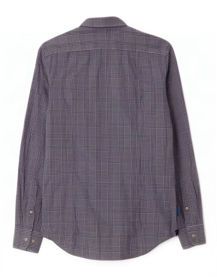Tommy Hilfiger Herre Slim Fit Flanellskjorte Medium Navyblå Ternet Bomuld