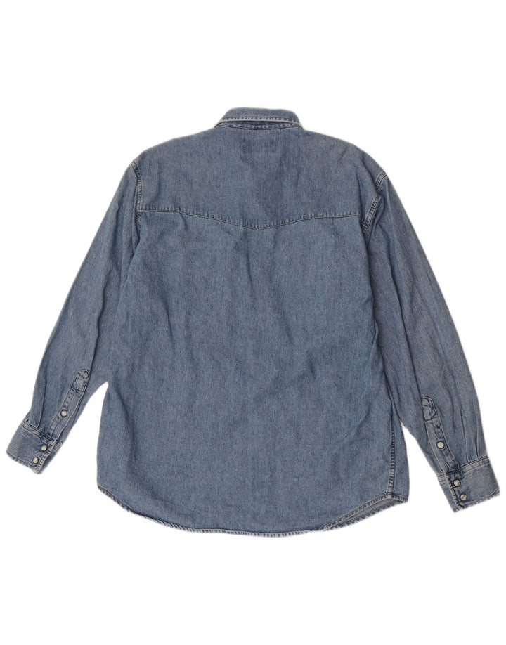 Lee Herre denimskjorte lille blå bomuld