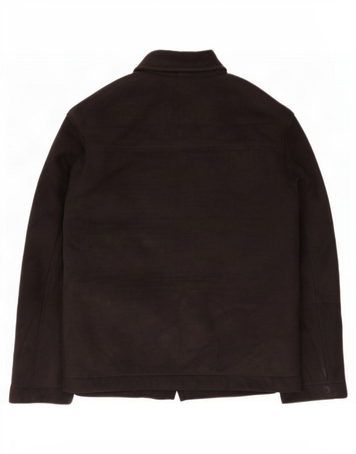 Marks & Spencer Herre Blue Harbor Sherpa Jacket UK 40 Large Black Polyester
