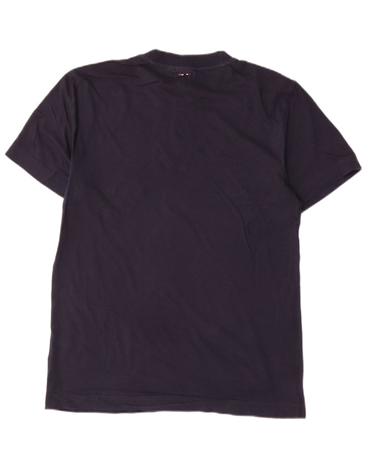 Napapijri Herre grafisk T-shirt Top Medium Navy Blue