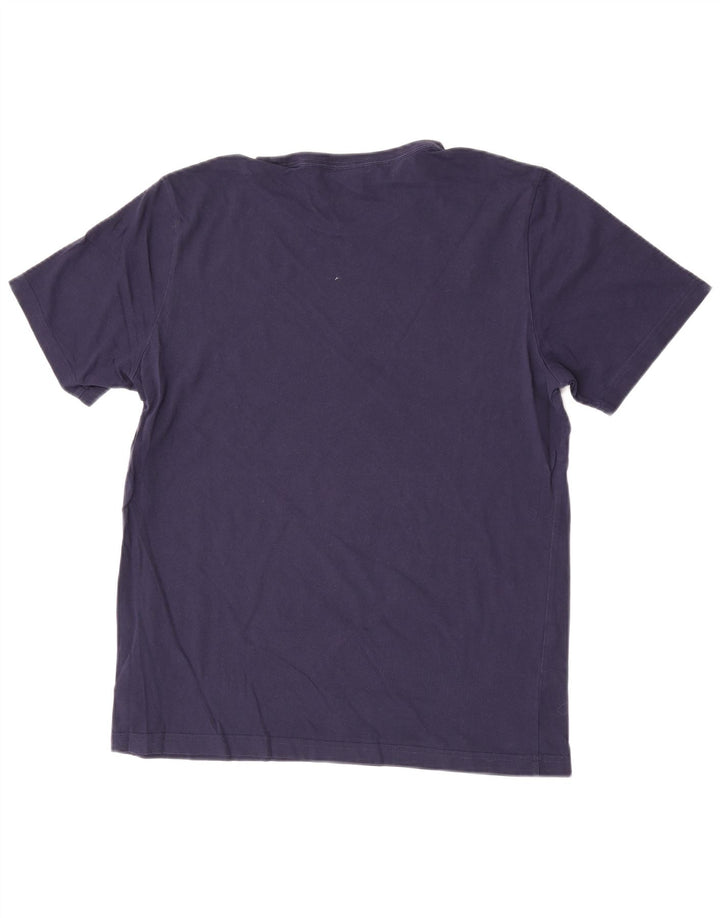 Puma Herre T-Shirt Top Stor Marineblå Bomuld