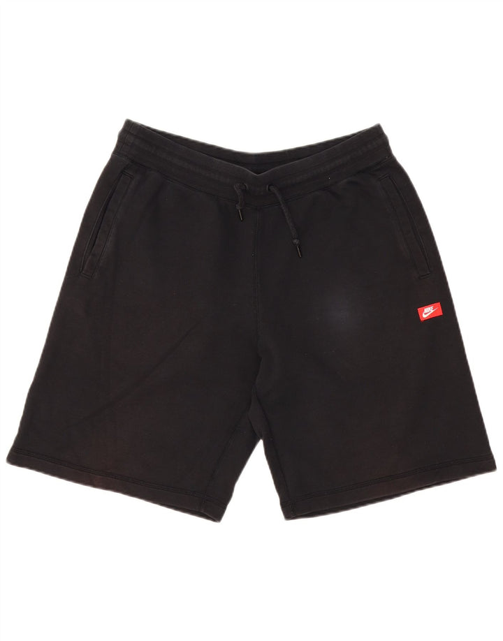 NIKE Grafiske sportsshorts til mænd, store sorte bomuld