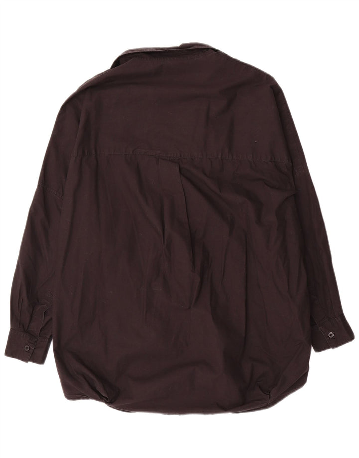 French Connection Dame 3/4-ærmet Pullover Shirt UK 16 Large Black