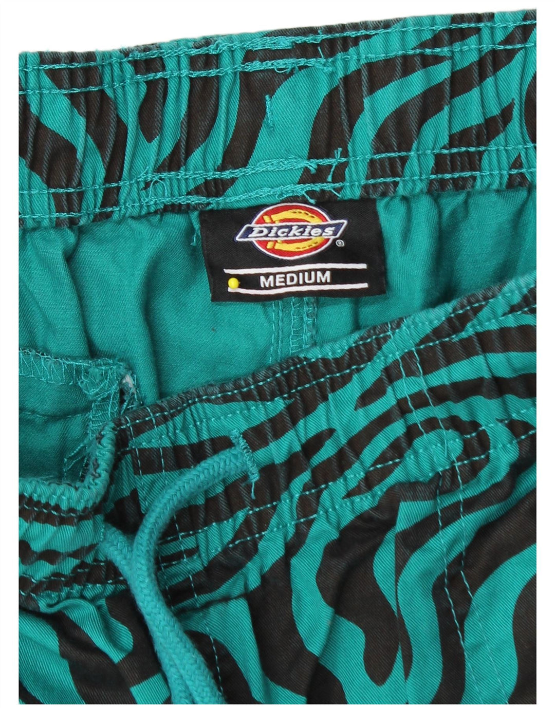 Dickies Herre Chino Shorts Medium W32 Turkis Animal Print Bomuld
