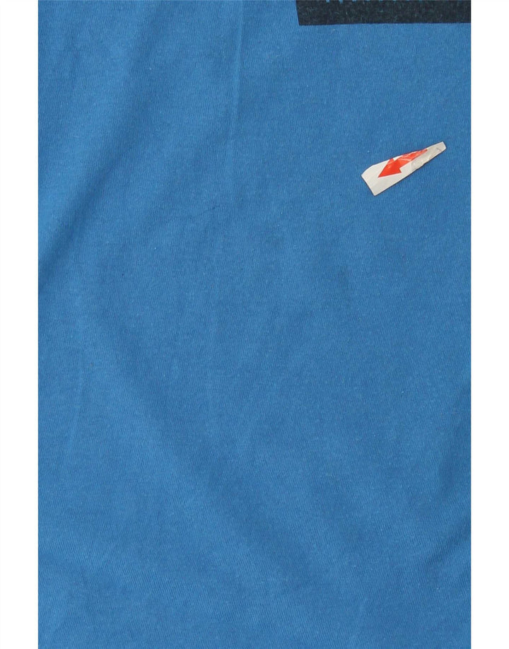 Nike Herre Athletic Cut Grafisk T-Shirt Top Stor Blå