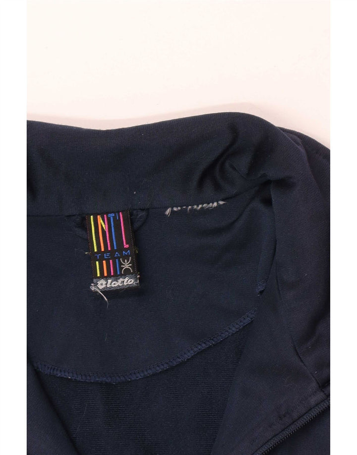 Lotto Herre grafisk træningsdragt Topjakke XL Navy Blue Colourblock