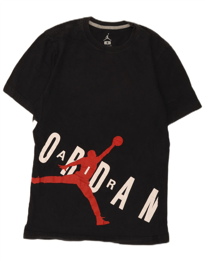 Jordan Herre grafisk T-shirt top lille marineblå bomuld
