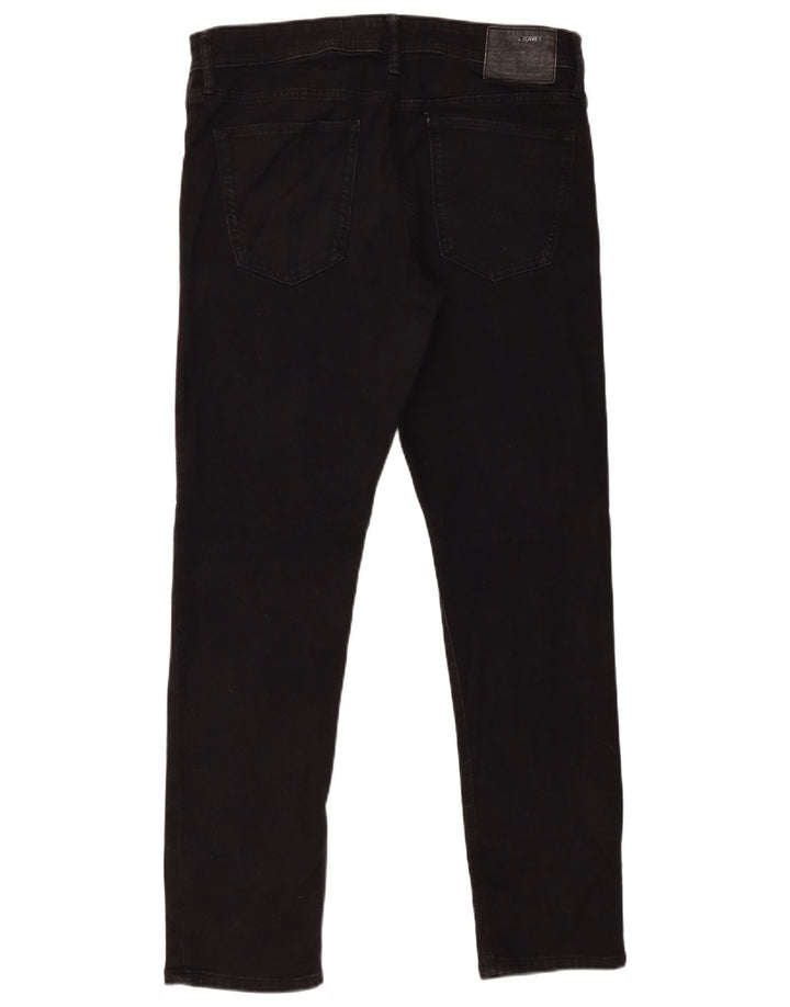 Jack & Jones Herre Slim Jeans W34 L32 Sort Bomuld