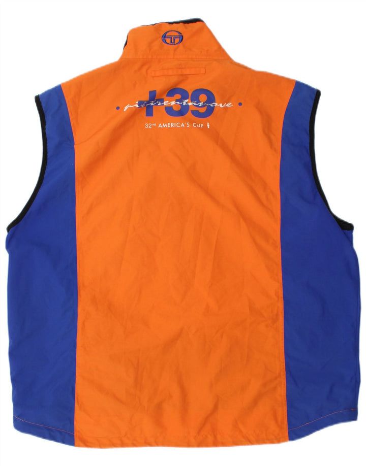 Sergio Tacchini Herre grafisk træningsdragt Topjakke 3XL Orange Colourblock