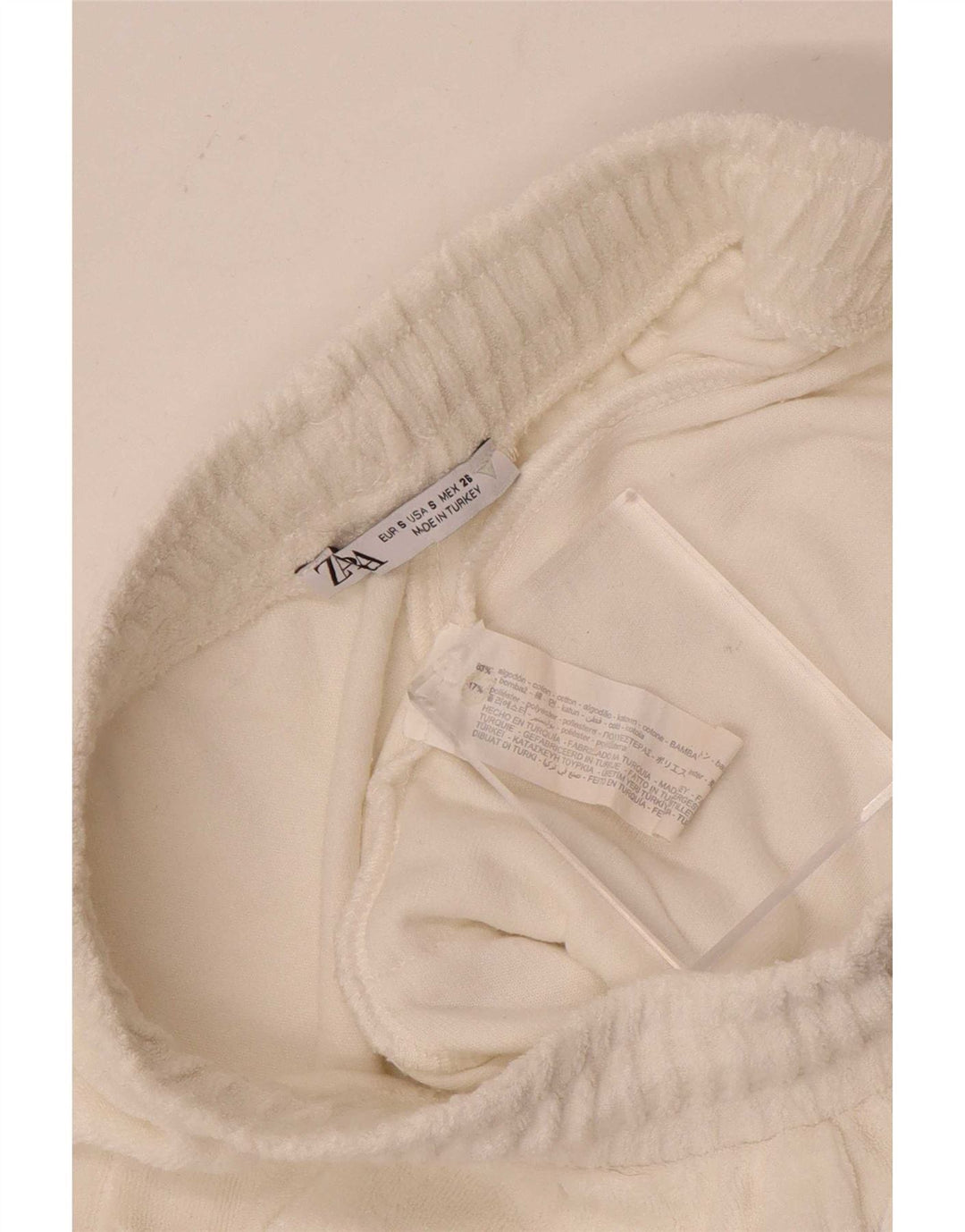 Zara Sportshorts til kvinder UK 10 Small White