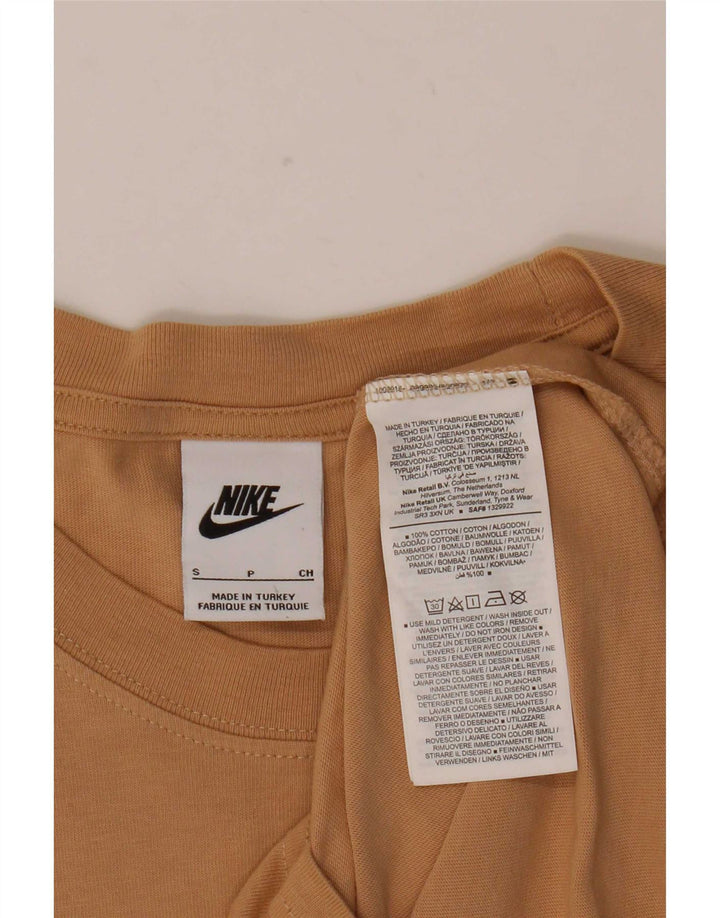 Nike grafisk t-shirt top til mænd, lille beige bomuld