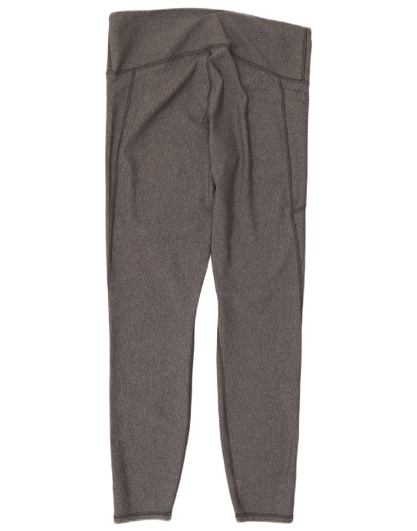 Under Armour Womens Heat Gear Leggings UK 14 Large Grey