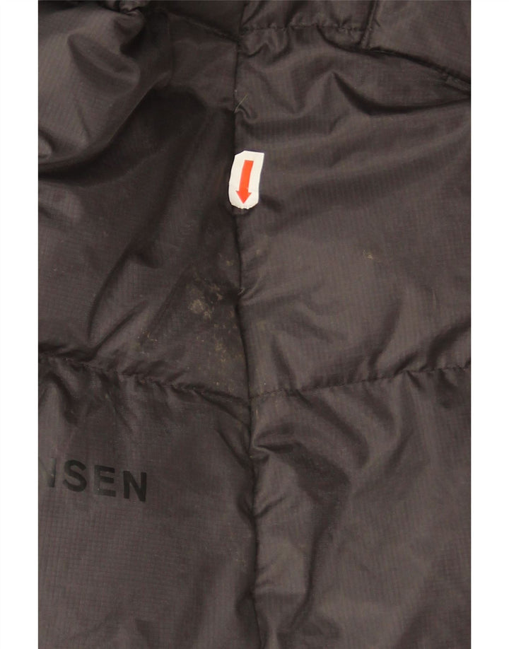 Helly Hansen Dame Hætte Oversized Polstret Frakke UK 10 Small Black Nylon
