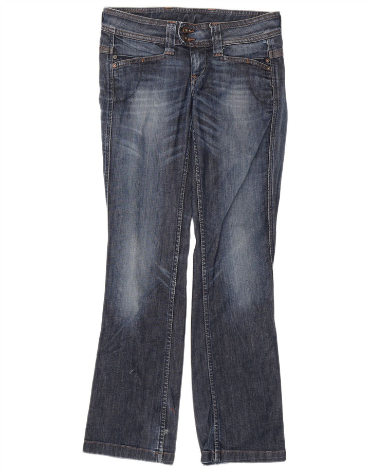 PEPE Jeans Dame Bootcut Jeans W27 L32 Blå Bomuld