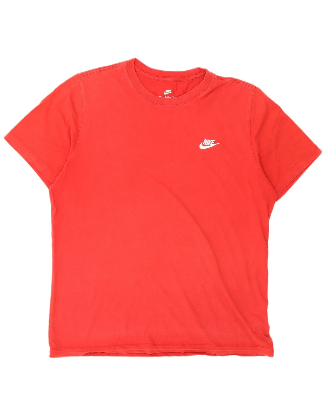 Nike T-shirt top til mænd, stor rød bomuld